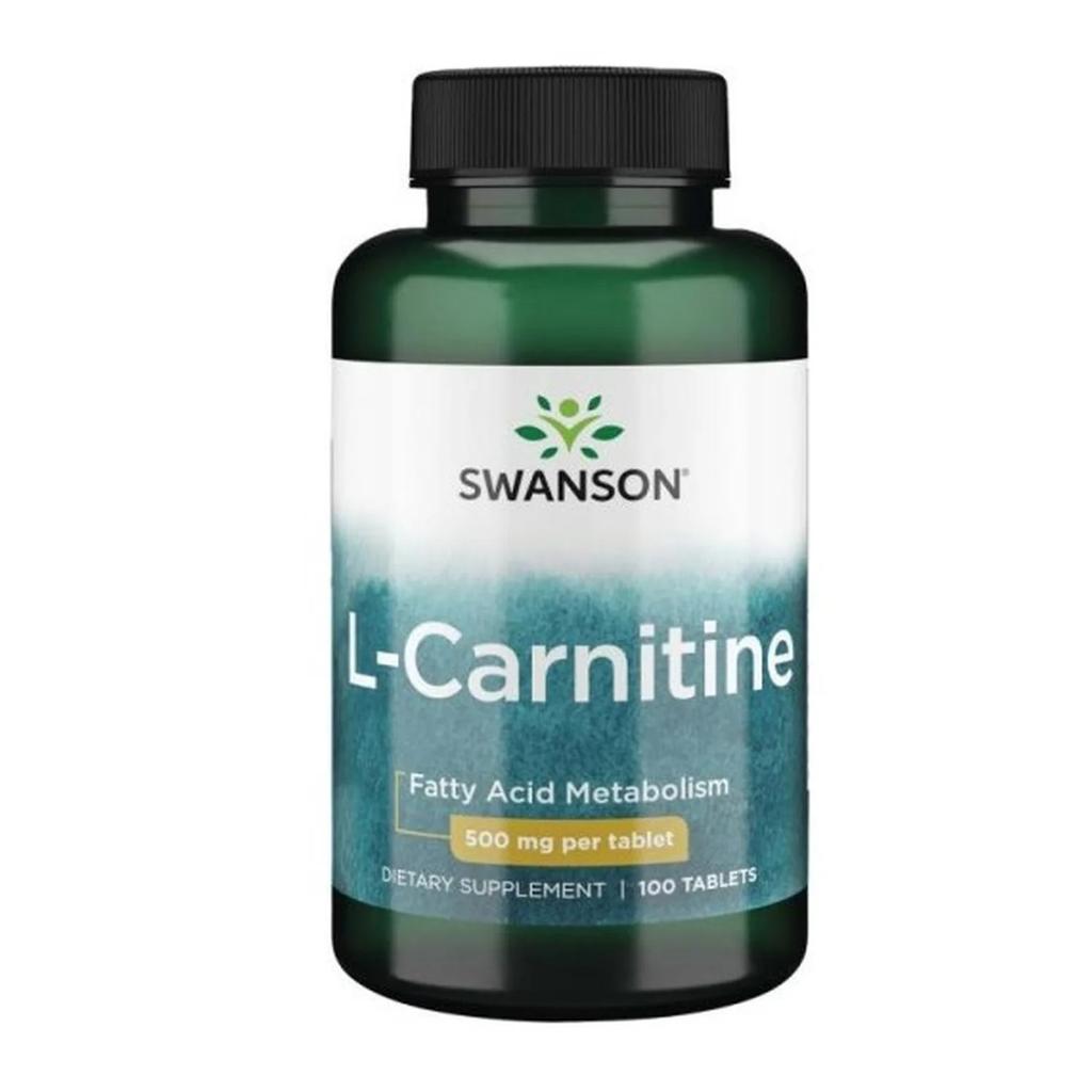 L-Carnitine, 500mg - 100 Tablets