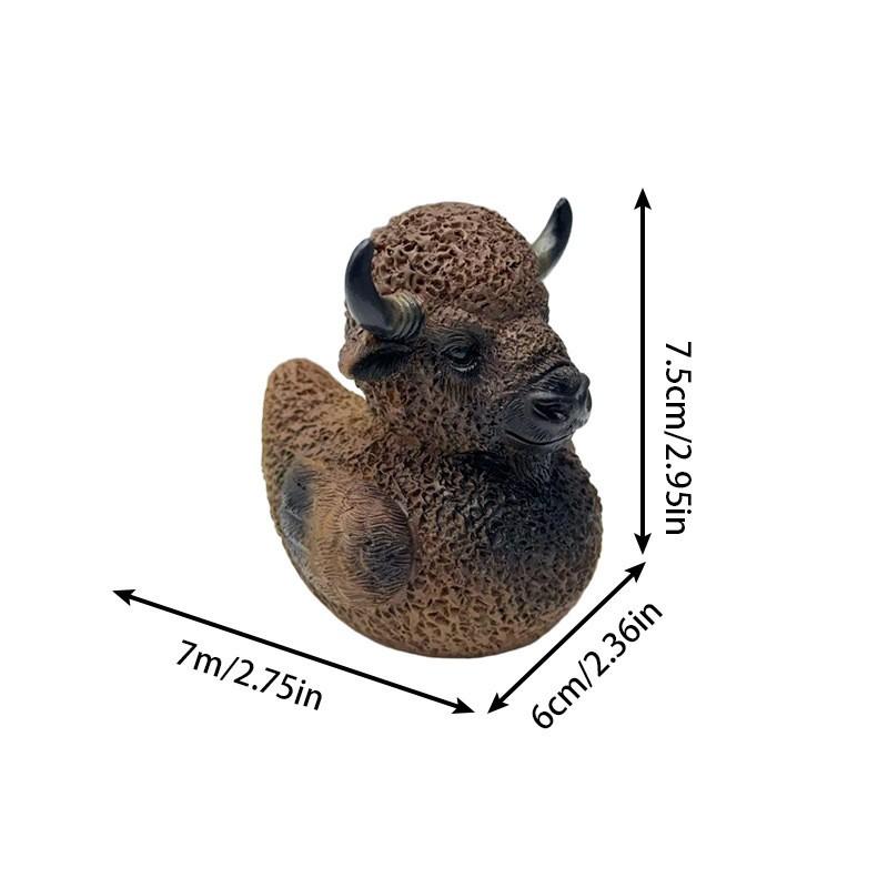 Skurrile Gemüse-Ente, Kreative und fantasievolle vegetarische Ente, Harz-Bastelarbeiten