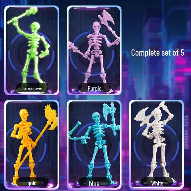 3D Movable Skeleton Model: Educational Assembly Toy for Kids