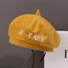 Fashion Autumn and Winter Small Face Big Head Circumference Beret Children Fashion Warm Painter Hat Versatile Newsboy Hat