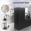 Elliptical Cover 210D Oxford Cloth Waterproof and Dustproof Elliptical Exercise Machine Cover with Zipper and Drawstring for Gym
