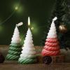 Christmas Tree Candle Silicone Mold for DIY Scented Party Candles and Plaster Ornaments
