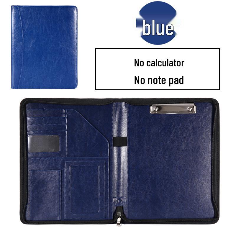 A4 Zipper Bag Multifunctional Storage Folder with Office Clip & Custom Logo Option