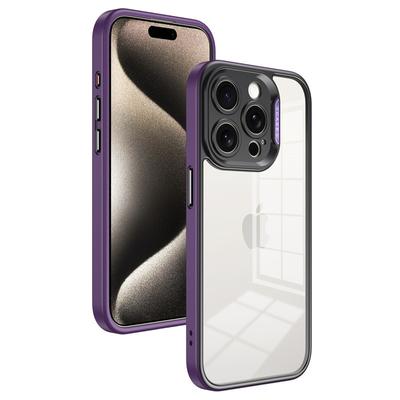 Luxury  TPU High Quality Case with Color Matching Frame for iPhone 15 Pro Max 15 Plus 14 13 12 Pro All-inclusive Drop Resistant Cover