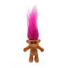 1/4PCS 8cm Mini Retro Lucky Troll Figurines Colorful Hair 80s 90s Anime Collectible Set Funny Family Character Models Gifts Toys