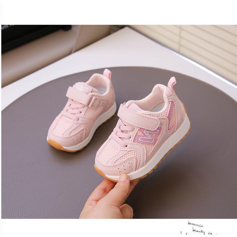 Double net autumn new boys Forrest Gump shoes mesh girls mesh shoes breathable soft sole casual trendy shoes dad shoes