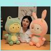 Enchanting Light 45cm Green Cat Stuffed Animal Plush Toy For Weddings And Celebrations Birthday