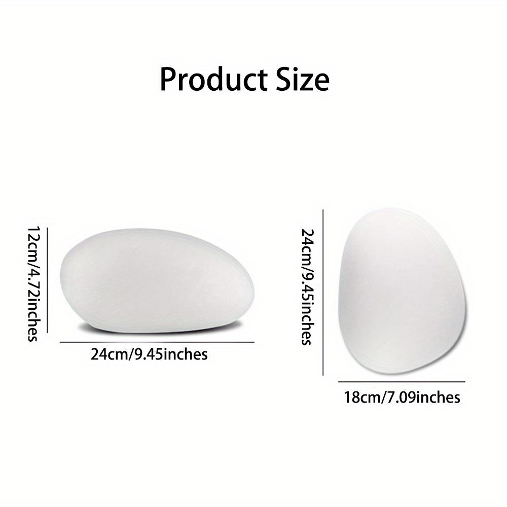 1pc Solar Stone Lights, Artificial Pebble Lights, Large Size Stone Lights, Outdoor Color Changing Landscape Lights