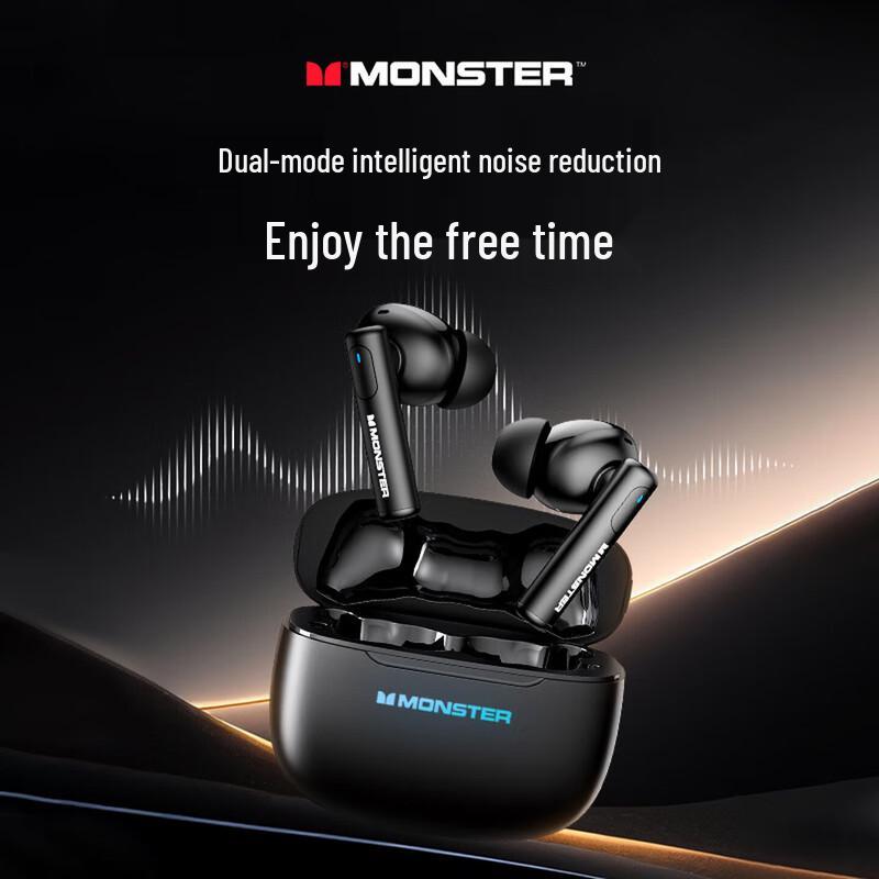 Monster XKT26 Wireless Noise-Cancelling Bluetooth Earphones