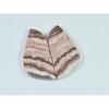 13X29X04 MM Natural Zebra Jasper Matched Pair Fancy Cabochon Loose Gemstone B-264