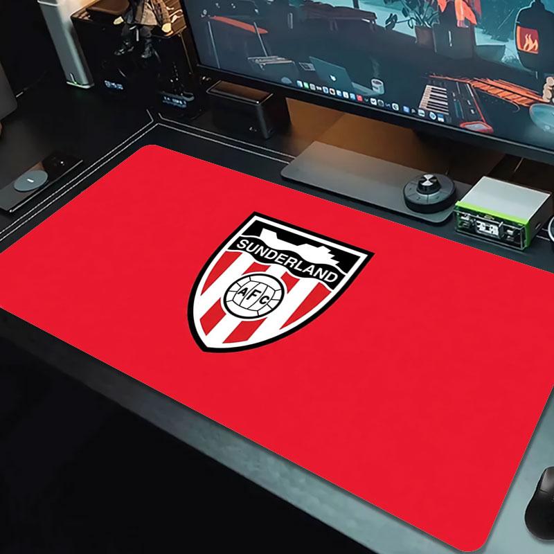 Sunderland A.F Large Size Mouse Pad Large Gaming Table Cushion Non-slip Laptop Tablet Big Mousepad XXL Mat Mini PC Playmat With Lock Edge