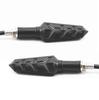Flowing Motorcycle Motorbike Fish Bone Style Turn Signal Indicator Light