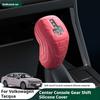 For Volkswagen Tacqua Car Silicone Automatic Gear Shift Knob Cover Tasteless Antislip Shifter Knob Protective Cover