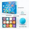 Kids Bath Bombs with Surprise Toy Inside, 12‑Pack Bath Bomb Gift Set, Bubble Bath Fizzies for Boys & Girls, Easter Basket Stuffer