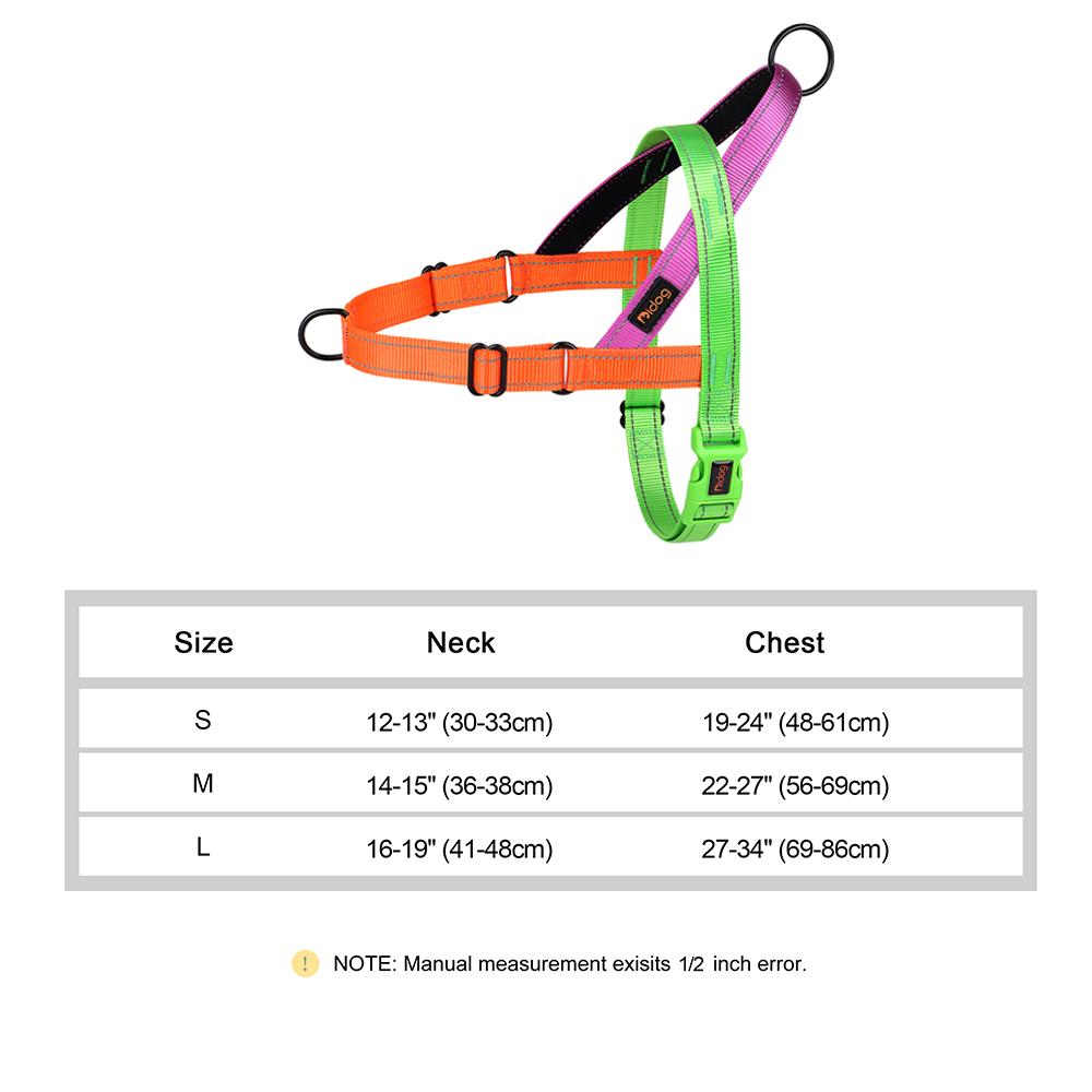 

Нейлоновая шлейка для собак, жилет с мягкой подкладкой, прогулочные жилеты для домашних животных, прочные шлейки для маленьких, средних и больших собак, мопсов M