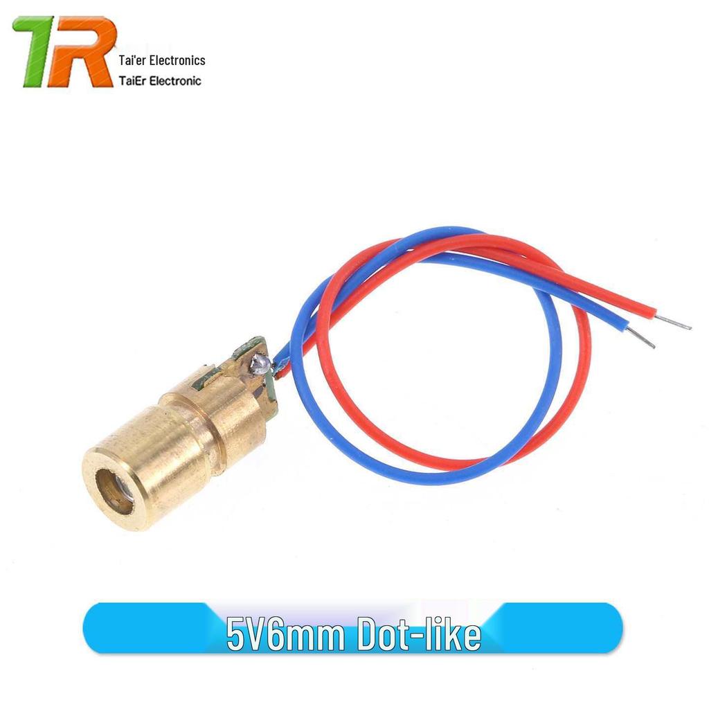 3V-5V 5mW Red Dot & Line Laser Diode, Copper Semiconductor, 6-12MM Diameter