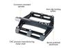 UPANBIKE Mountain Bike Bearing Pedals with 9/16" Spindle, Aluminum Alloy, Flat Platform for BMX, MTB, and Road Bicycles (Pink)