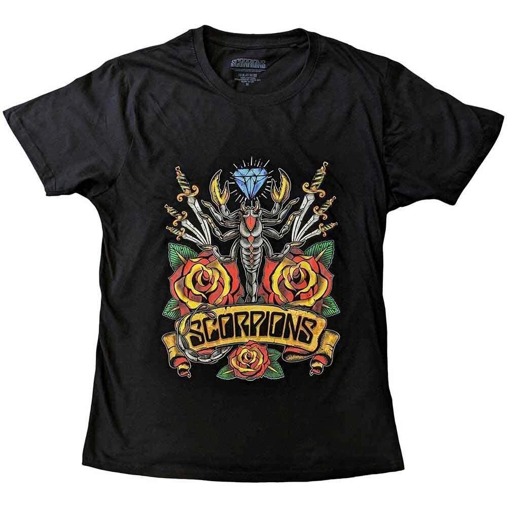 Scorpions Traditional Tattoo Black T shirt - NEW XXXL