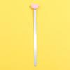 Exquisite Stainless Steel Metal Bookmark Painted Heart Shape Book Page Marker Reading Book Clip Book Lovers