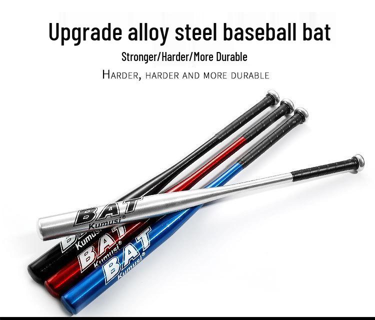 Coolmsla Thickened Alloy Steel Baseball Bat for Self-Defense and Home Use