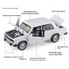 1/32 Retro LADA Alloy Car Model Toys, Car Center Console Interior Decorations, Cool Desktop Ornaments, Adult Christmas/Birthday Gifts