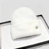 Nuovo cappello lavorato a maglia, viso piccolo in autunno e inverno, paraorecchie, cappello a pullover, caldo, a coste e ispessito, versatile cappello in lana per circonferenza cranica ampia
