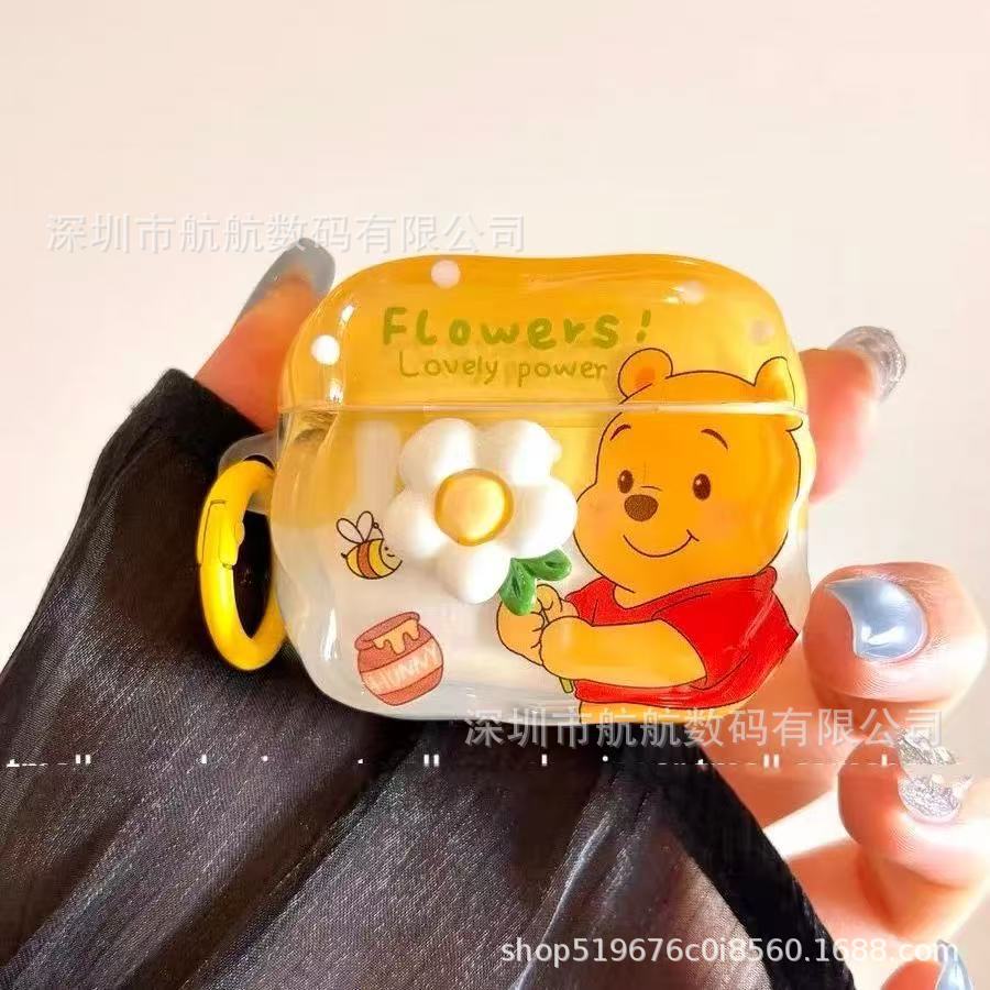 Winnie the Pooh AirPods Pro1 Protective Case AirPods 1 Apple Earphone Cover 1 Generation 1 Generation Pro1