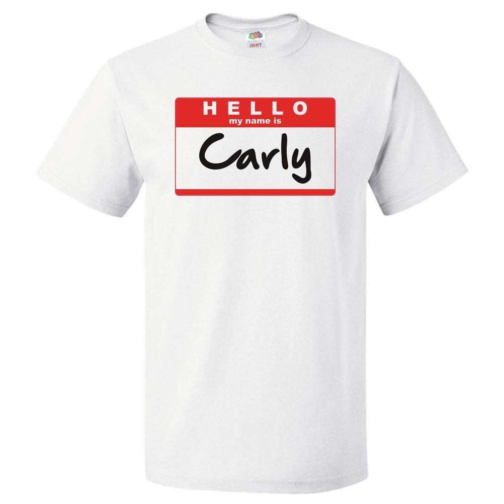 Camiseta Hello My Name Is CarlySe abre en una nueva ventana o pestaña S