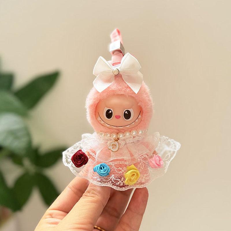 Mini Version 4.0 Vinyl Face Plush Blind Box Doll Clothes Christmas Set Small Nose Gaga Heart Bottom Password