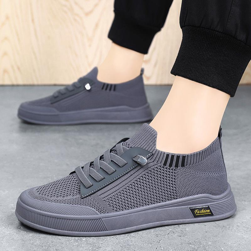 New Summer Breathable Mesh Leisure Men's Soft-Soled Flat Shoes Running Wear Resistant Mesh Shoes