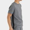 Venex Recovery Move Embossed Logo Heather Size General Medical Device Recovery Wear Men's T-Shirt, Gray, M,
