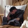 cartoon Griffith Guts Berserk Pillow Case Pillow Case Living Room Sofa Cushion Cover Suitable For Home Bedroom Room Decoration