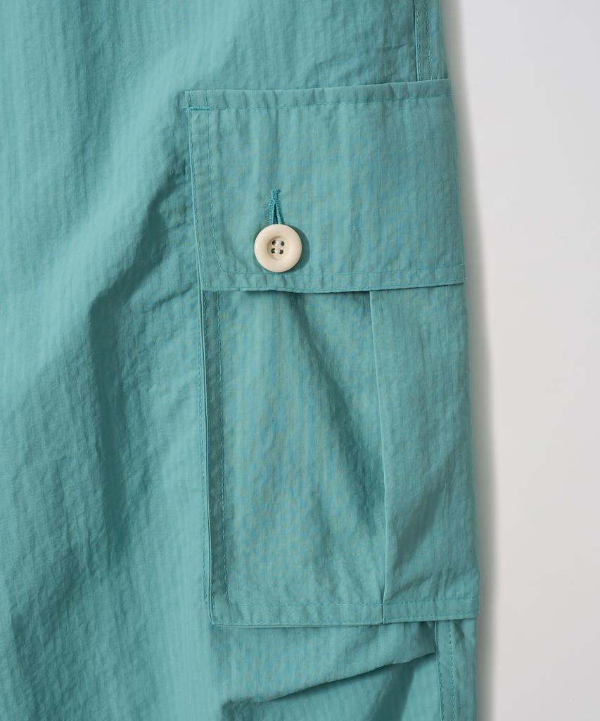 Gameoncheupaeb 8 Buttons Parachute Nylon Pants (Mint)