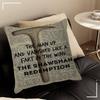 80s Movie Shawshank Redemption Cushion Cover Car Throw Pillow Case For Sofa Car Christmas Gift