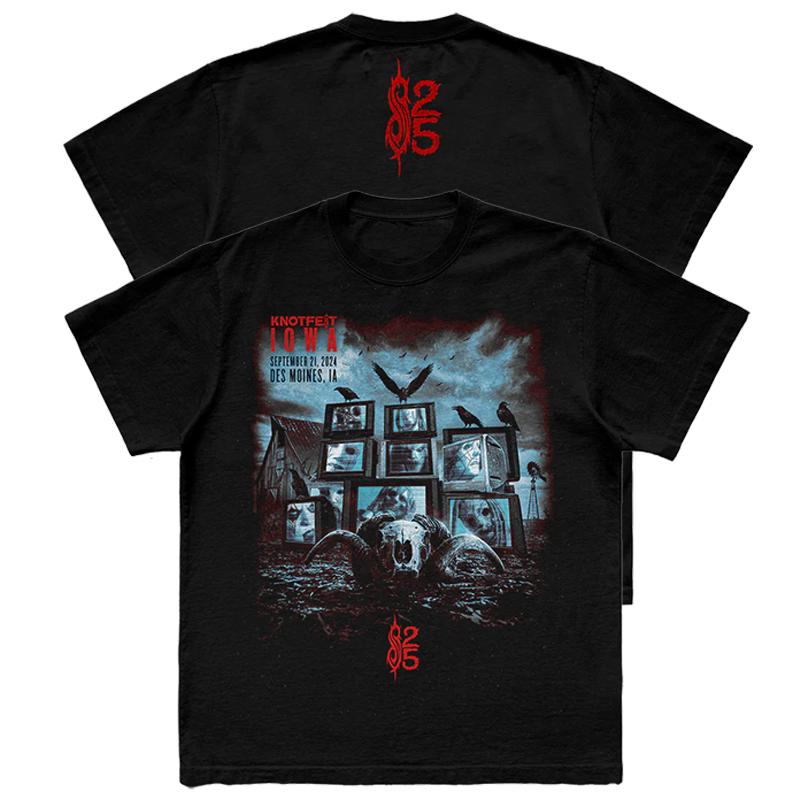 Wasteland SLIPKNOT Dark Punk Band T-Shirt 100% Cotton Graphic Tee Men Women Summer Streetwear Top S разноцветный