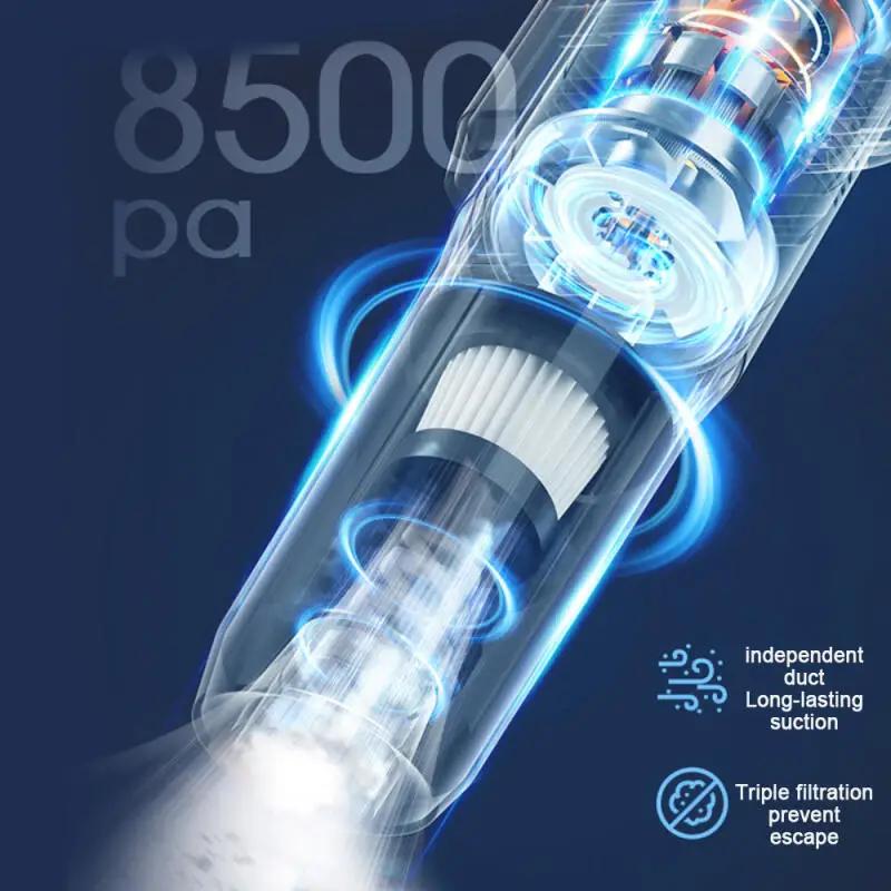Multifunctionele reinigingsmachine voor huishoudelijke apparaten, krachtige draadloze autostofzuiger, metalen filter, draagbare handreinigingsgereedschappen