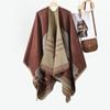 2026 Winter Scarf Cloak Faux Cashmere Warm Versatile Shawl Women Travel Photo Shoot