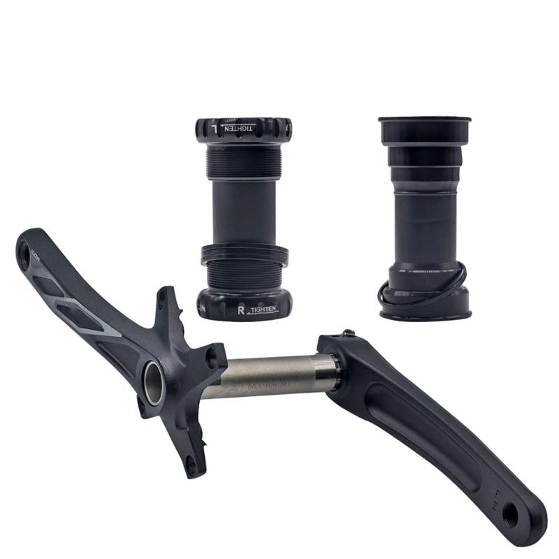 Efficient Power Transfer Crankset Road Bike Crankset Arm Square Tapers for Mountain Bike Enthusiasts and Outdoor
