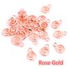 11x8mm 30pcs Antique Silver Plated Gold Colors Rhodium Swirl Handmade Charms Pendant:DIY for Bracelet Necklace