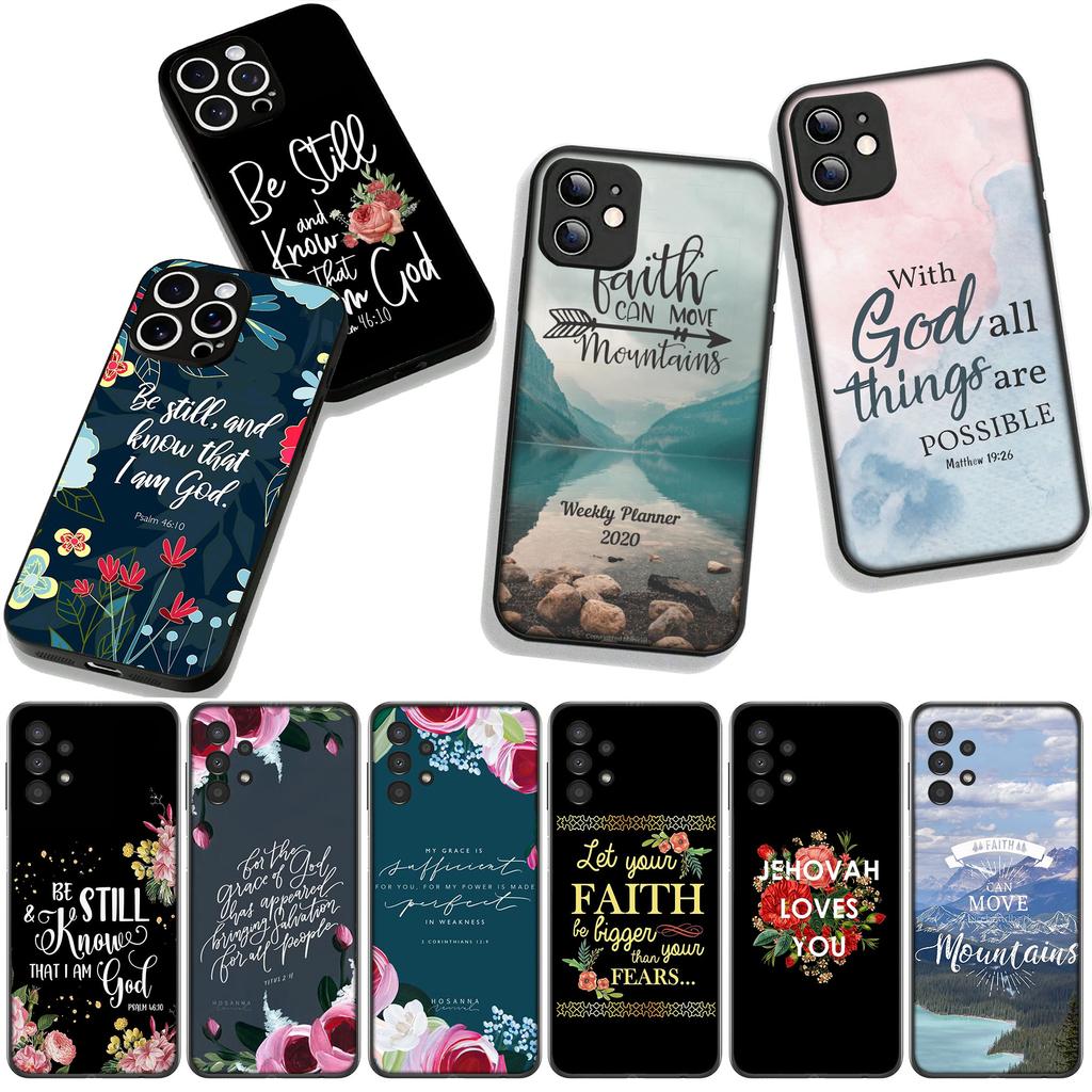 Bibelvers Glaube Christliches Case für Motorola Moto Edge 70 60 Fusion 40 NEO 20 Pro G Stylus G56 G96 G71 G73 G52 G41 G42 G50 G51