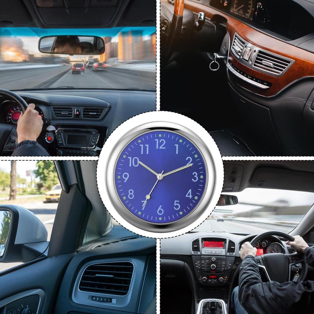 Mwqpgyh Luminous Car Dashboard Clock Car Clock Luminous Dash Car Clock High Precision Car
