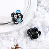 Copper Winter New Penguin Snowflake Capybara Earmuff Sweater Charm Bead Pendant Fit Diy Bracelet Necklace Women Jewelry Gift