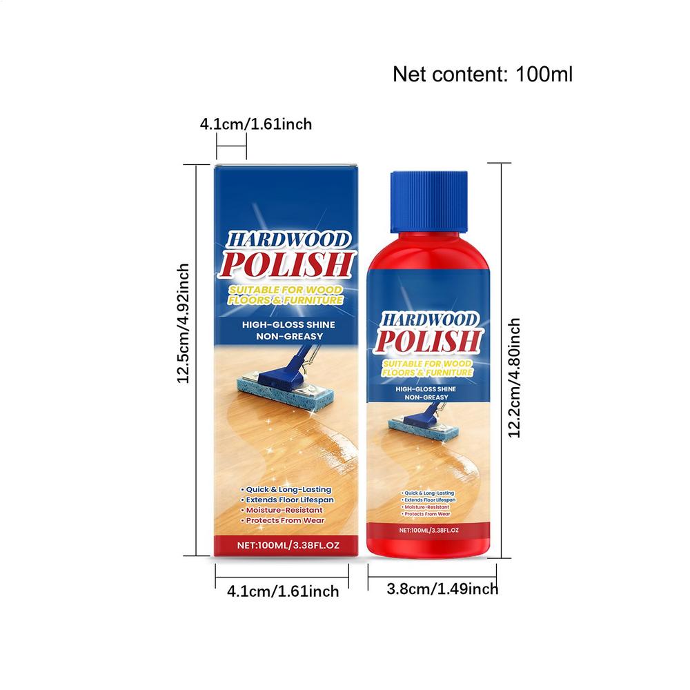 

NEW Wood Floor Cleaner 100ml Scratch Repair Stain Remover Laminate Wood Floor Shine Polishs For Bedroom Entryway Living Room 100ML