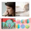 Limited time!!Oceaura Christmas Colored Bath Bombs  Bubble Shower Fragrance, Moisturizing, Long-Lasting Scent, Plant-Based Cleansing Bath Balls