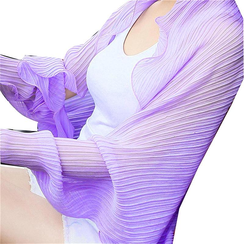 Sun Protection Sleeves Fashion Summer Women Arm Sleeves Chiffon Protective Arm Sleeves Driving Sleeve Shawl Scarf Cool