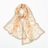 Print Pattern Chiffon Scarf Classic Style Sun Protection Scarf New Shawl Wrap  Fashion Accessory