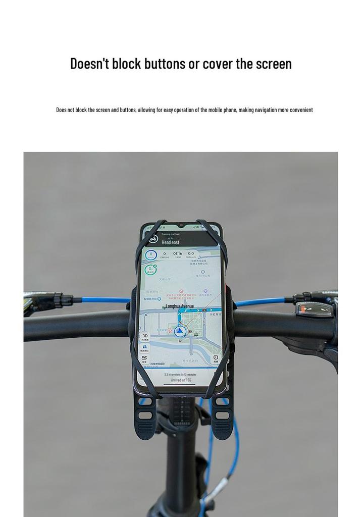 GUB P15 Shockproof Silicone Phone Holder for Bikes