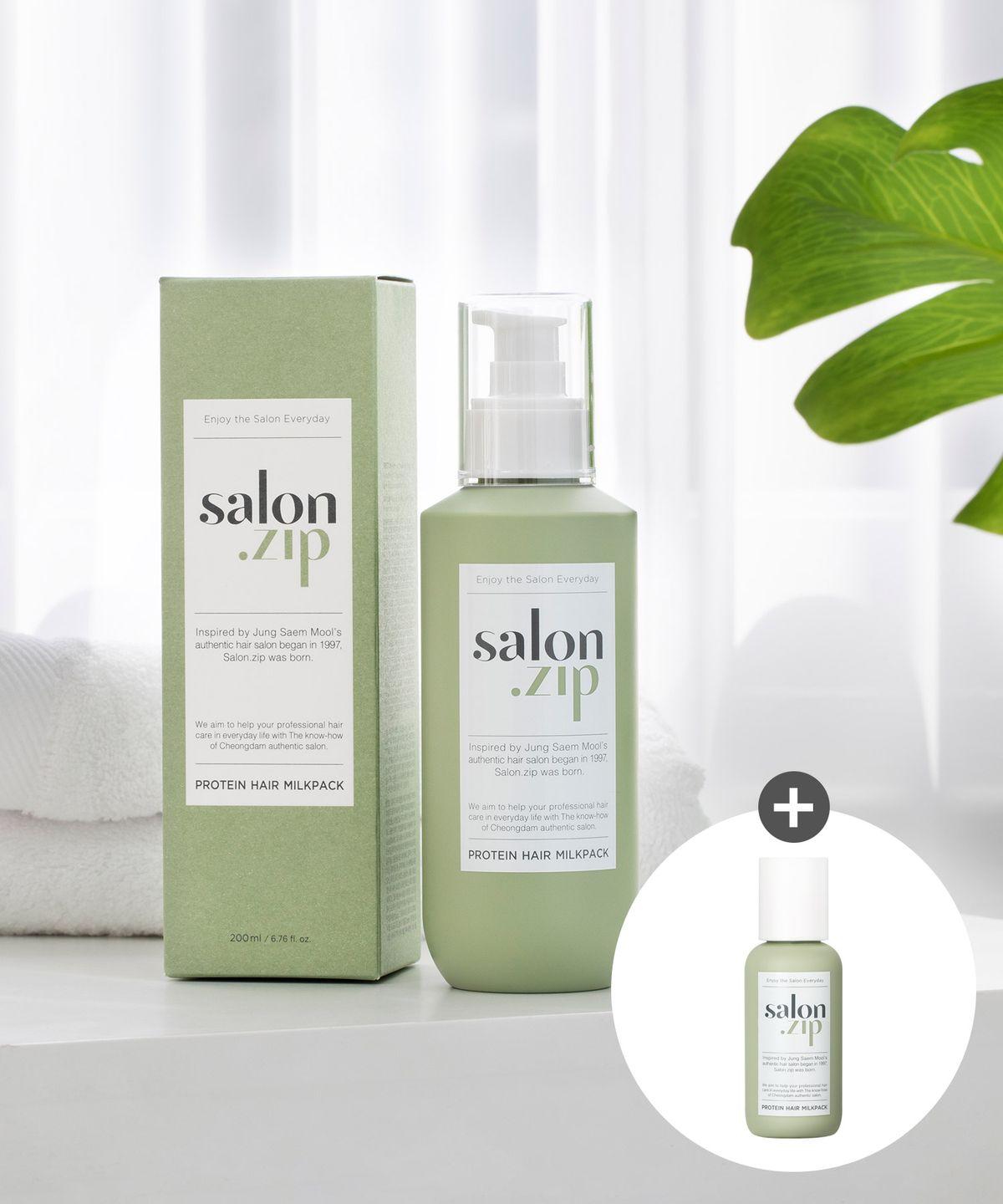 Salonzip Protein Hair Milk Pack 200ml (Free 50ml Milk Pack)