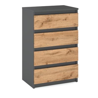 Chest Of Drawers 60Cm Gray Oak Wotan Tv Cabinet For Living Room Sideboard Wardrobe