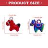 Handcrafted Rocking Horse Drop Oil Charm Minimalist Alloy Pendant Accessories for Individualized Jewelry Design